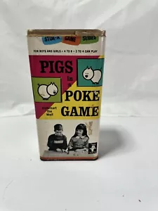 Vintage 50s 60s Pigs In A Polk Board Game Rare W All Pieces - Picture 1 of 7