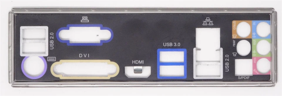 ASRock Z68 Pro3 - ATX Blende Slotblende Slotblech Bracket IO Shield - Bild 1 von 1