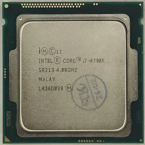 Intel Core I7-4790K SR219 4.0 Ghz Quad Core LGA 1150 CPU Processor - Picture 1 of 5