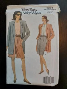 Vintage Vogue 8264 Misses' Jacket Skirt and Shorts Pattern Size 18-20-22 - Picture 1 of 2