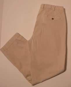 Brooks Brothers Herren hellbraun Baumwolle Stretch Clark Hose Gr. 34 x 30 - Bild 1 von 6