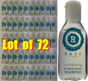 RAIO 22 ml (.73 oz) Shampoo da viaggio formato 72 shampoo rivitalizzante alla menta agli agrumi - Foto 1 di 5