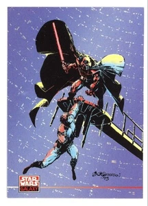 DARTH VADER LUKE SKYWALKER 1994 Topps Star Wars Galaxy Series 2 #260 - Picture 1 of 2