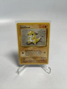 Sandshrew Unlimited Pokemon Base Set Common Card 62/102 NM Near Mint WOTC - Picture 1 of 7