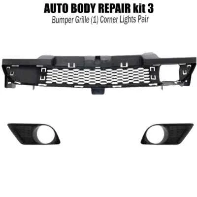 Parrilla de parachoques delantero y moldura de luz antiniebla izquierda y derecha para Dodge Charger 2011-2014 Foto 1 de 4