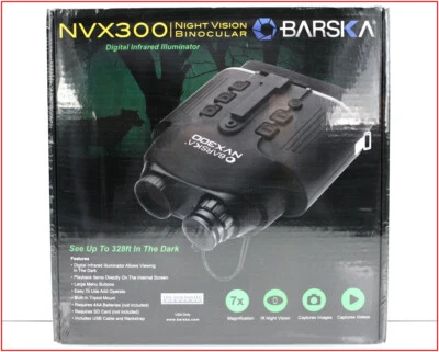 Barska NVX300 NIGHT VISION INFRARED DIGITAL Binoculars  - RECORD Videos🌟NEW🌟 - Image 1 of 4