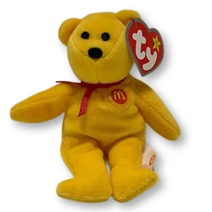 Ty McDonalds Teenie Beanie Baby, Golden Arches der Bär, 2004, #4, 3 Zoll - Bild 1 von 7