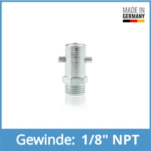 1/8" NPT Stahl verzinkt Bajonettschmiernippel A (B1) Schmiernippel - Picture 1 of 1