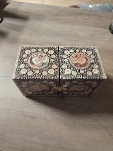 Perlmutt Schmuckkästchen mit Schubladen - Bild 1 von 9