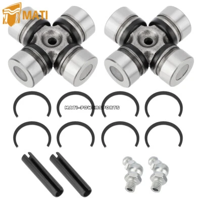 2SET Front Prop Shaft U-Joint for Polaris General 1000 2016-21 Brutus HD 2013-18 — 第 1/4 张图片