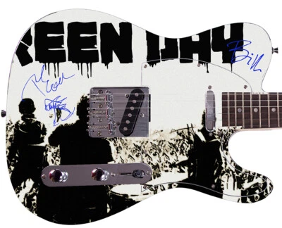 Greenday Autographed Cover Album LP CD DVD Photo Guitar  - Image 1 of 3