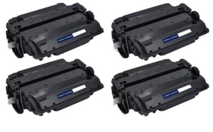 4 PK CE255X MCIR 55X High Yield Toner Cartridge HP LaserJet P3010 P3015 P3015d - Picture 1 of 4