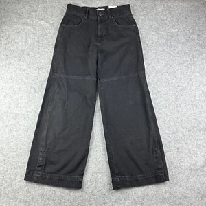 We The Free People Benji Jeans Womens 28 Relaxed Wide Leg Black Baggy Y2K NWT - Picture 1 of 18
