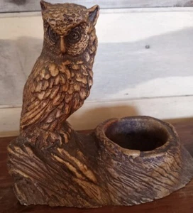Owl On Branch Clay Planter - Picture 1 of 2