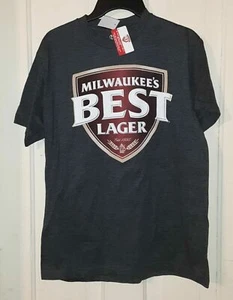 Maglietta Milwaukee's Best Lager Charcoal Miller Brewing Co con licenza ufficiale - Foto 1 di 5