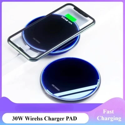 🔥30W Typ-C Wireless Charger Schnellladepad für iPhone14 Pro Max 13 11 XS - Bild 1 von 4