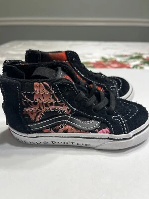 Vans X Stranger Things Sk8 High Upside Down Friends Dont Lie niños pequeños 6,5 Foto 1 de 4