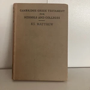 Cambridge Greek Testament: The Epistles To The Thessalonians Hardcover 1925 - Picture 1 of 5