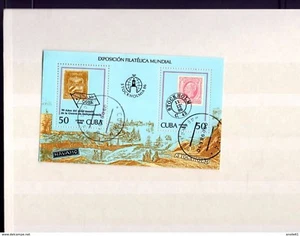Block 96 Havanna Briefmarkenausstellung Stockholm 86 - Picture 1 of 1