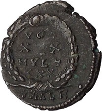 Constans Gay Emperor Constantine the Great son Roman Wreath of success i36022