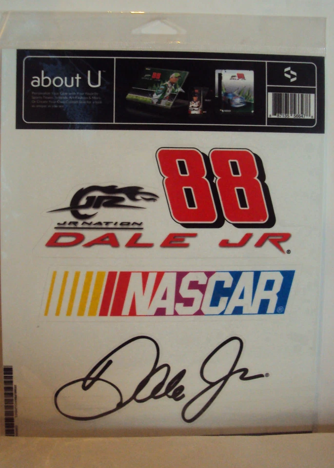 Набор наклеек Skinit для ноутбука Nascar #88 Dale Jr шесть виниловых наклеек прочные и долговечные - Изображение 1 из 2