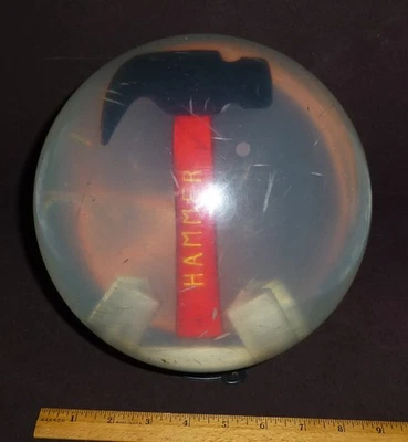 Vintage Unique 15 lb Bowling Ball Clear Hammer Translucent Limited Style - Image 1 of 4