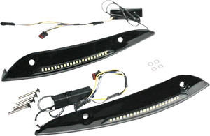 Custom Dynamics CD-RG-SWT-AW2-B Genesis 4 Dynamic LED Road Glide Windshield T... - Imagen 1 de 1