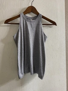 Athleta girls Gray Tank Top Shirt Size 8-10 - Picture 1 of 5