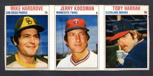 1979 HOSTESS PANEL #148 149 150 Hargrove / J. Koosman / Harrah SP VG-EX (ST) A - Bild 1 von 2
