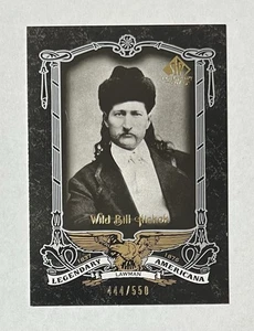 WILD BILL HICKOK 2007 UD SP Legendary Cuts Americana Lawman #LA-40 444/550 - Foto 1 di 2