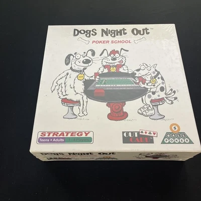 Dogs Night Out Game Poker School Card Game 5 Ball Poker Out Card NEW SEALED - Image 1 of 2
