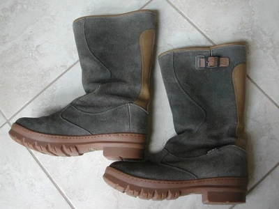 Keen Williamette Grey Suede & Tan Boots Women's 9 - Waterproof Soles - VGC - Image 1 of 4