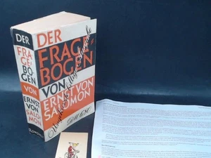 Der Fragebogen. Salomon, Ernst von: - Picture 1 of 5