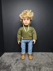 Our Generation Elliott 18" Boy Doll Blonde Hair Blue Eyes & Freckles RARE - Picture 1 of 12
