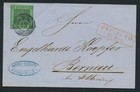848623) Baden EF Nr.6 mit Nummernstempel 43 aus Freiburg 