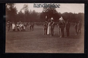 Penrith - Ceremonia militar en Lowther Park - postal fotográfica real - Imagen 1 de 1