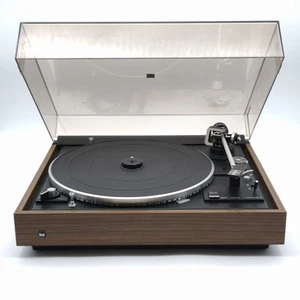 Tocadiscos Dual Belt Drive (510) carcasa de madera negra - sin aguja - ¡EXCELENTE estado! - Imagen 1 de 15
