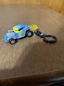 Hot Wheels Rocket League Blu e Giallo Portachiavi Auto Zaino Clip Si Illumina - Foto 1 di 11