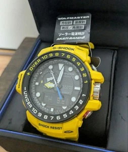 G Shock GWN 1000 Gulfmaster Yellow Tough Solar Multi Band 6 Uhr - Bild 1 von 12