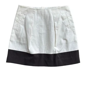 J. Crew Women's Black & White Mini Skirts with Side Pockets Size: 4 - Picture 1 of 6