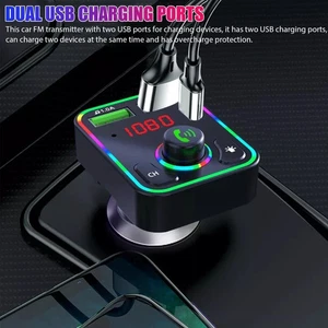 Bluetooth FM Transmitter Car Kit MP3 Player USB Charger Handsfree Adapter UK - Picture 1 of 18