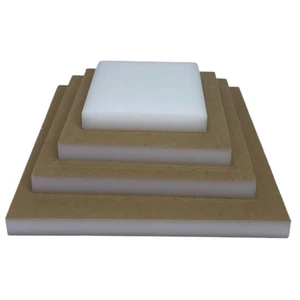 5 pezzi - Basi acriliche 6 x 6, spessore 1/2", bianco  - Foto 1 di 24