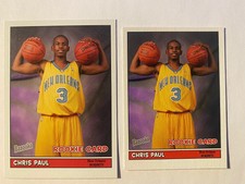2 - 2005-06 Topps Bazooka Chris Paul Rookie RC #166 Hornets One Base One Mini
