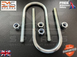 2 pcs : TRANSIT LEAF SPRING U BOLT MK7 MK8 3 4 5 LEAF SPRING 76MM SET & LOCK NUT - Picture 1 of 5