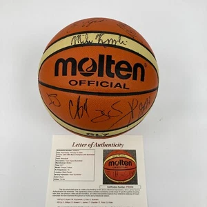 Kobe Bryant 2007 Team USA Signed Basketball 15 Sigs Olympics JSA COA - Picture 1 of 12