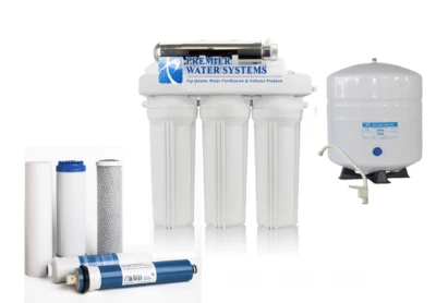 Well Water Reverse Osmosis Water System 6 Stage Permeate Pump UV Scale Reduction - Image 1 of 4