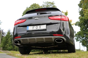 Silenciador de escape deportivo Fox Duplex para Kia Optima Sportswagon 2,0 l - Imagen 1 de 5