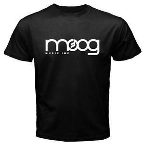 Moog Synthesizer Logo Men's Black T-Shirt Size S M L XL 2XL 3XL