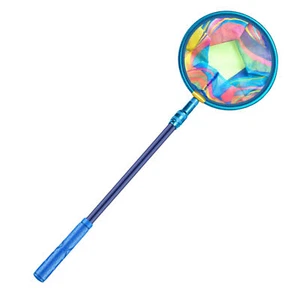 Fishing Net Kids Children Mesh Extendable Rod Insect Butterfly Pocket Fish Catch - Picture 1 of 15