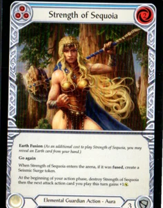 Strength of sequoia (Red) Tales of Aria 1st Edition Fab Tcg - Picture 1 of 1